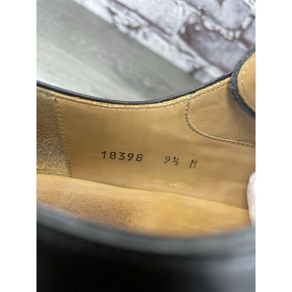 Magnanni Black Leather Buckle Monk Strap Loafers Dress Shoes Men Sz 9.5M US/43EU - Picture 9 of 16